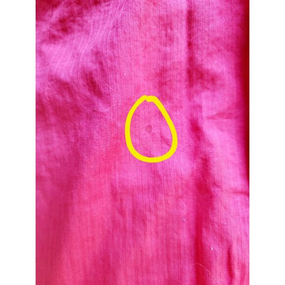 Lauren Ralph Lauren XL Womens Shirt Button Up Red Logo *Has A Spot* Cotton - Picture 5 of 8